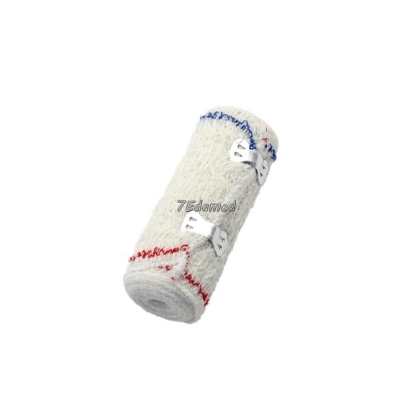 Crepe Bandage With Red Blue Line